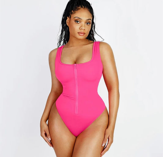Rose Waist Snatcher Shapewear Swimsuit