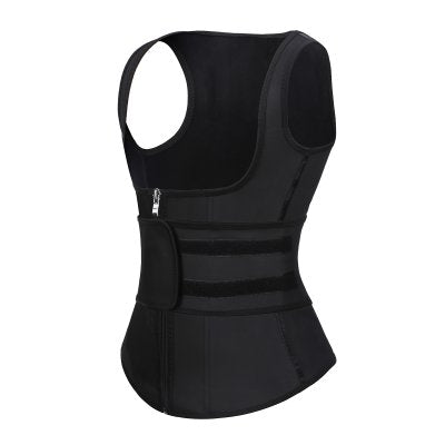 Curvy Goddess Latex Single Belt Vest