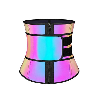 Curvy Goddess Rainbow Single Latex Reflective Belt