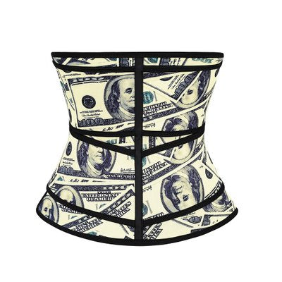 Curvy Goddess Money Latex Double Belt