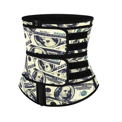 Curvy Goddess Money Latex Double Belt