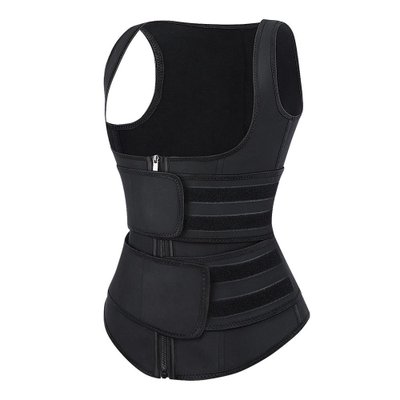Curvy Goddess Double Latex Belt Trainer Vest