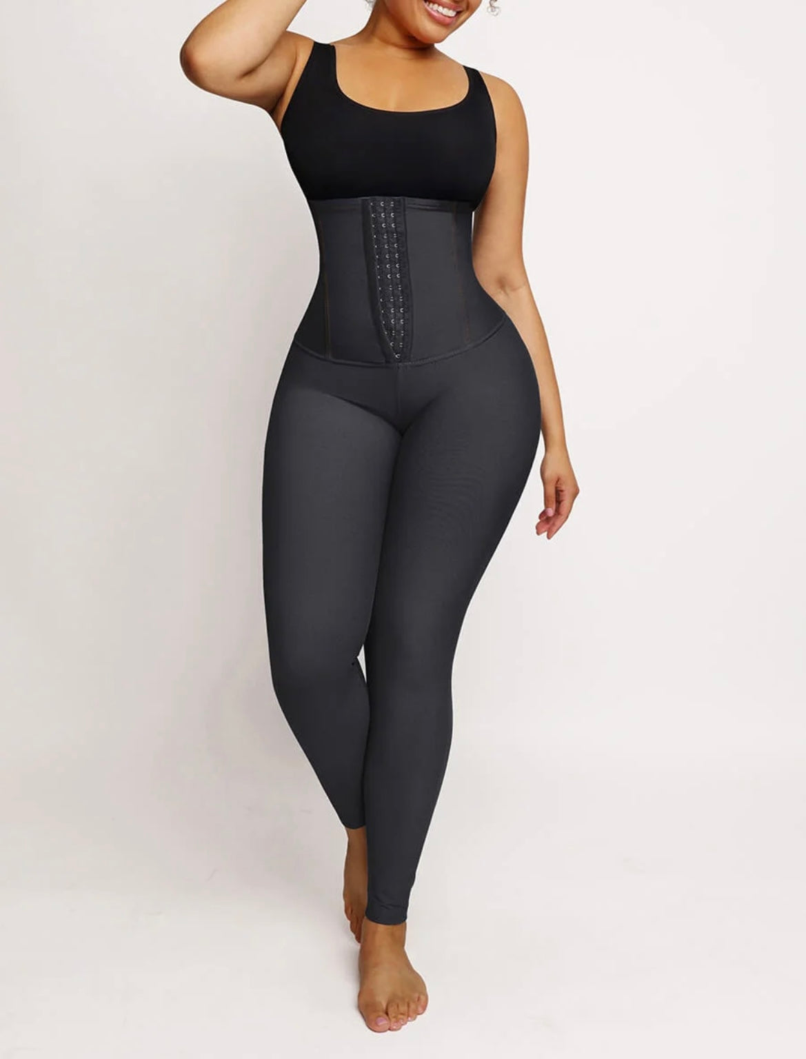 Black Denim High Waist Shaping Jeggings