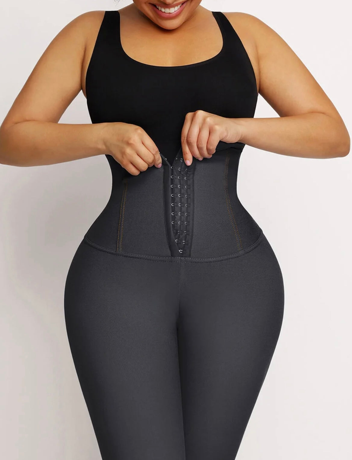 Black Denim High Waist Shaping Jeggings