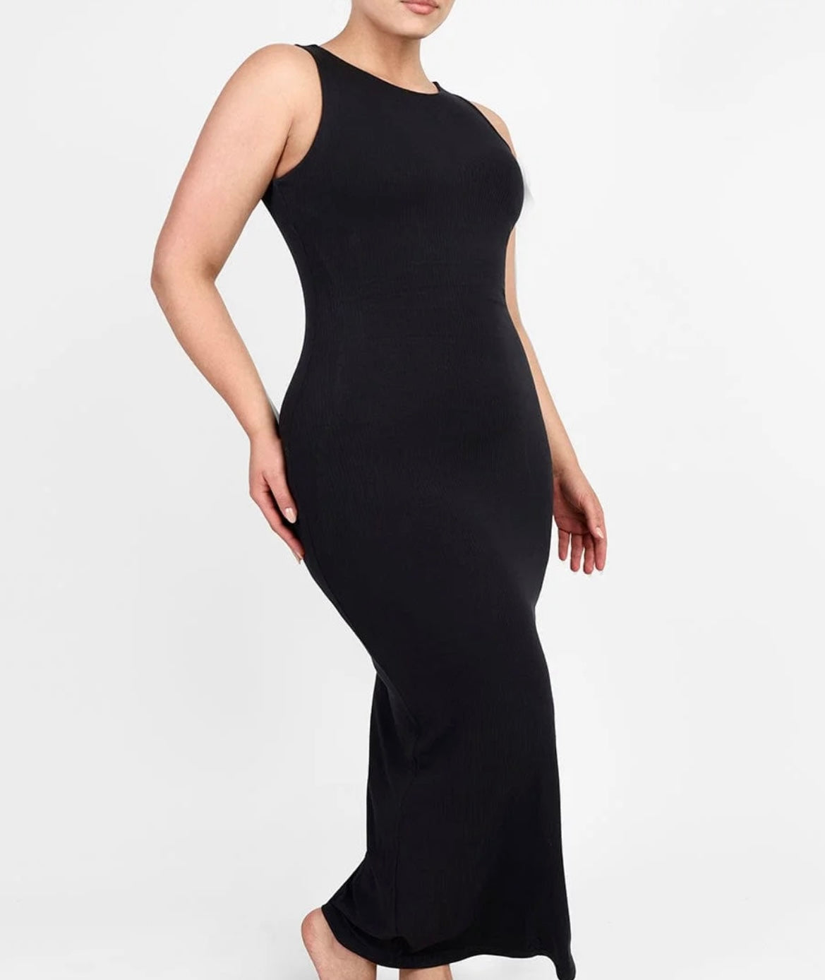 Curvy Goddess Crewneck Shapewear Dress