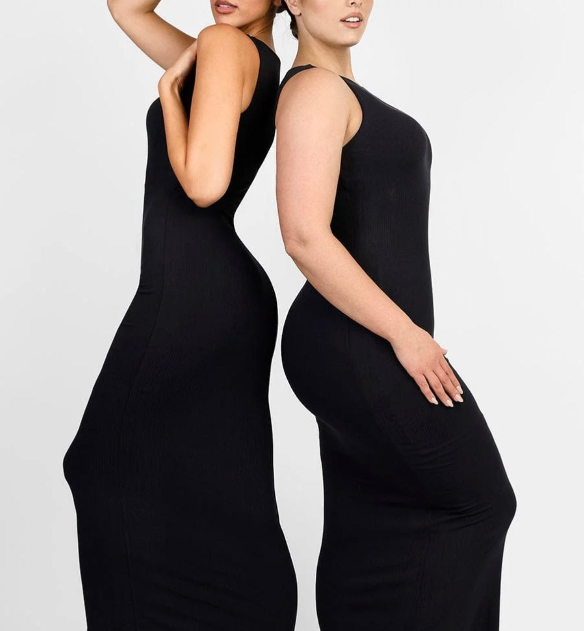 Curvy Goddess Crewneck Shapewear Dress