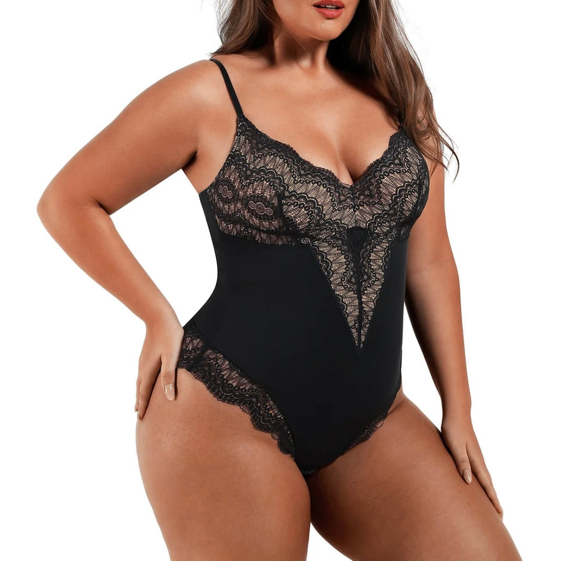 Brown Lingerie Shapewear Bodysuit