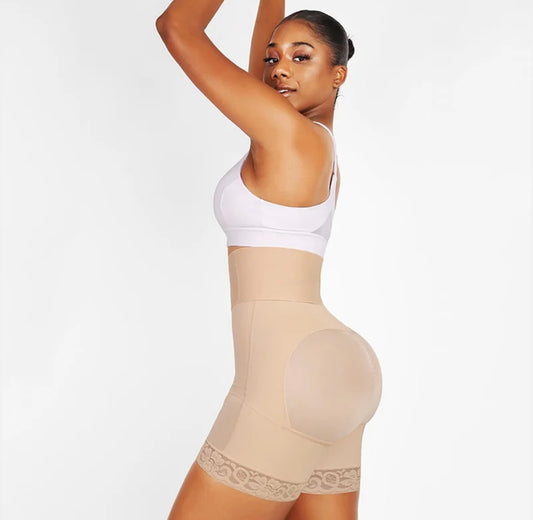 Curvy Goddess Beige Sculpt & Support High Waisted Shaper