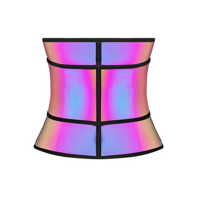 Rainbow Goddess Single Latex Reflective Belt