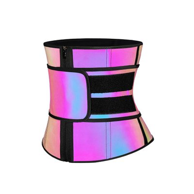 Rainbow Goddess Single Latex Reflective Belt